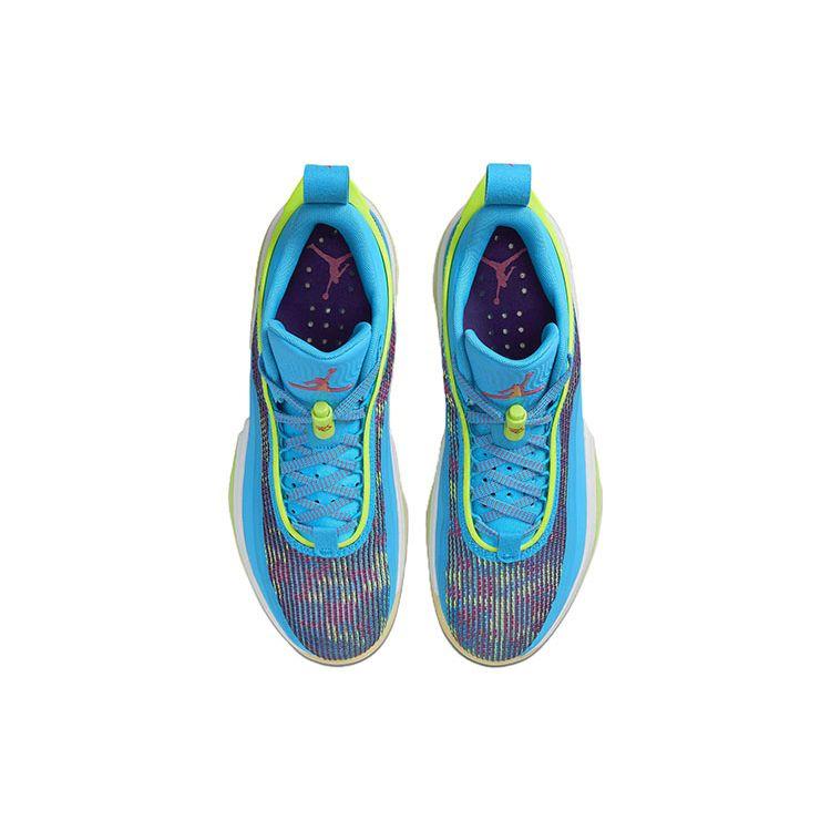 Luka Doncic x Air Jordan 36 Low Laser Blue Men Sneakers Electro-Purple Pink-Prime Electric-Green DN4196-430