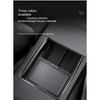 For Tesla Model Y Juniper 2025 Storage Box Center Armrest Hidden Box Cup Holder Organizer Interior Accessories