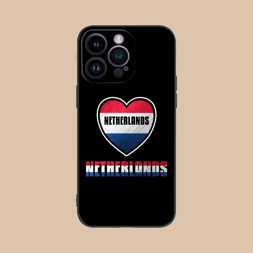 Netherland Dutch Flag Printed Phone Case for iPhone 17 16 15 14 13 12 11 X XR XS 8 7 Air Pro Max Plus Mini Soft TPU Shockproof