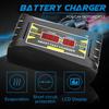 110V/220V To 12V 6A Full Automatic Car Battery Charger Digital Display Smart Fast Power Charging for Car Motorcycle