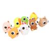 8pcs Cartoon Squeeze Toy Eyes Opening Stress Anxiety Relive Animal Squeezing Sensory Toy for Kids