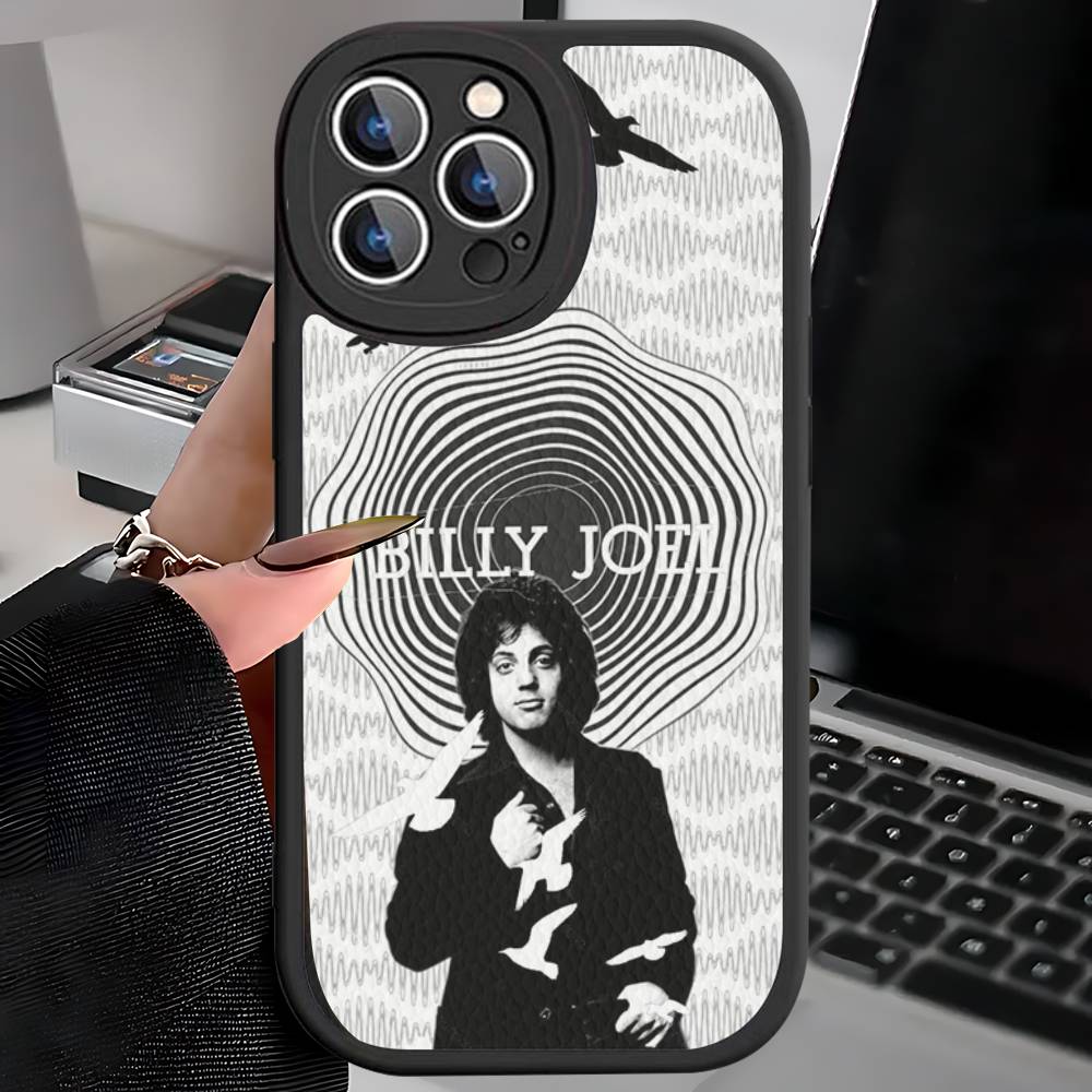 Singer Billy J-Joel Phone Cover For IPhone 16 15 14 13 12 11 Pro Max Plus Leather Soft Case