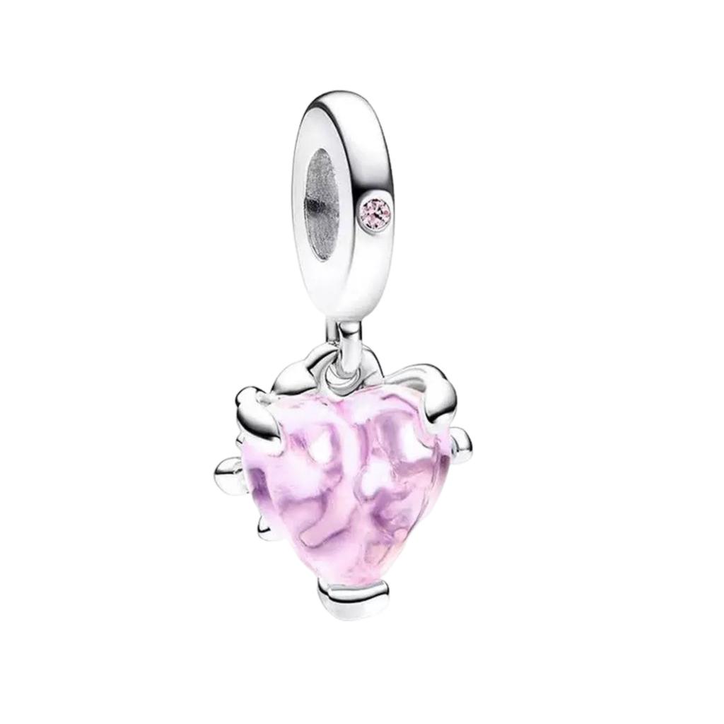 Demogorgon Hjerte Perleanheng - DIY Smykkefremstillingsmateriell For Fans Og Håndverkere