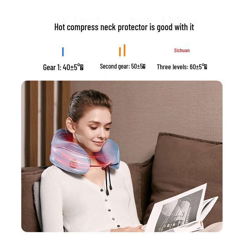 SKG BP3 U-shaped Neck Massager Pillow with Heat CN Plug (adapter Included)