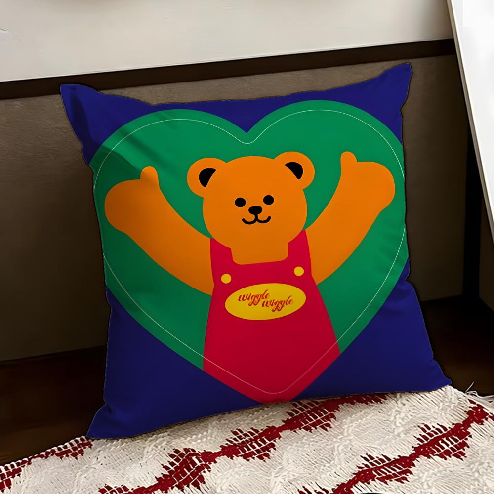 Brand WwiggleS WwiggleS Cushion Cover Reversible Soft Durable Pillow Cover Home  Car MultiScene Use for Daily Comfort