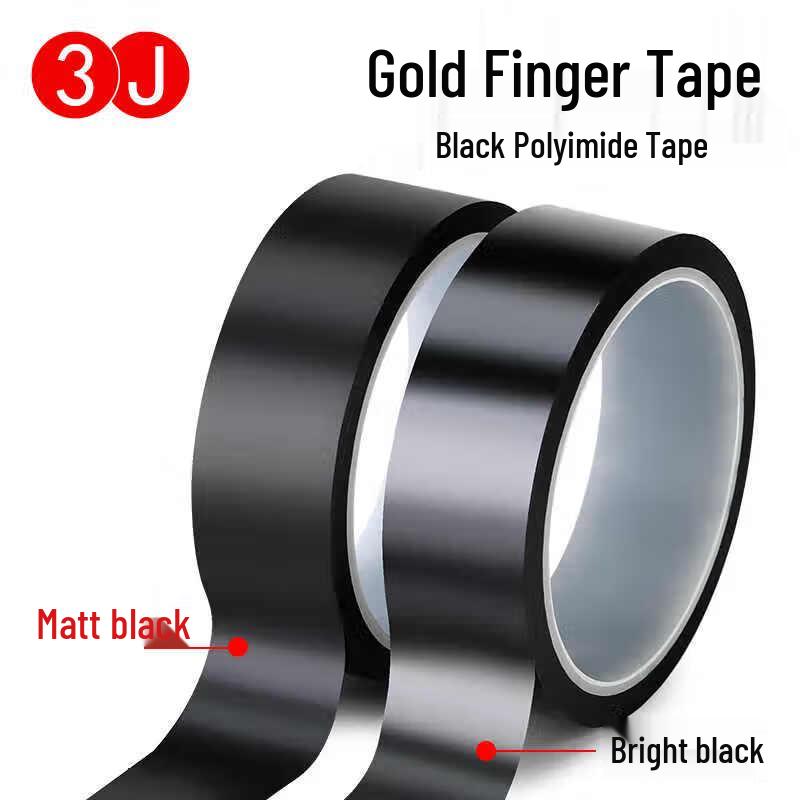 Matte Black High-Temperature Polyimide Tape
