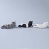 Cartoon Cat Pet Model Simulation Lying Cat Statue Creative Cat Ornament  Office Desk Decor