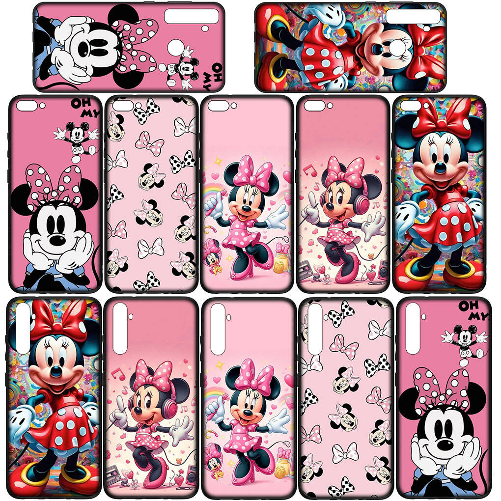 Phone Case for iPhone 17 16 15 Xiaomi Poco F8 F7 F6 X7 X6 M8 C85 C75 C71 Redmi Note 14 13 12 11 Pro Max A3 A4 14C 13C 15C 12C Anime Minnie Mouse Cover