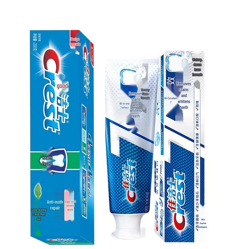 Crest Anti-Cavity Repair & 7-Effect Whitening Toothpaste Combo