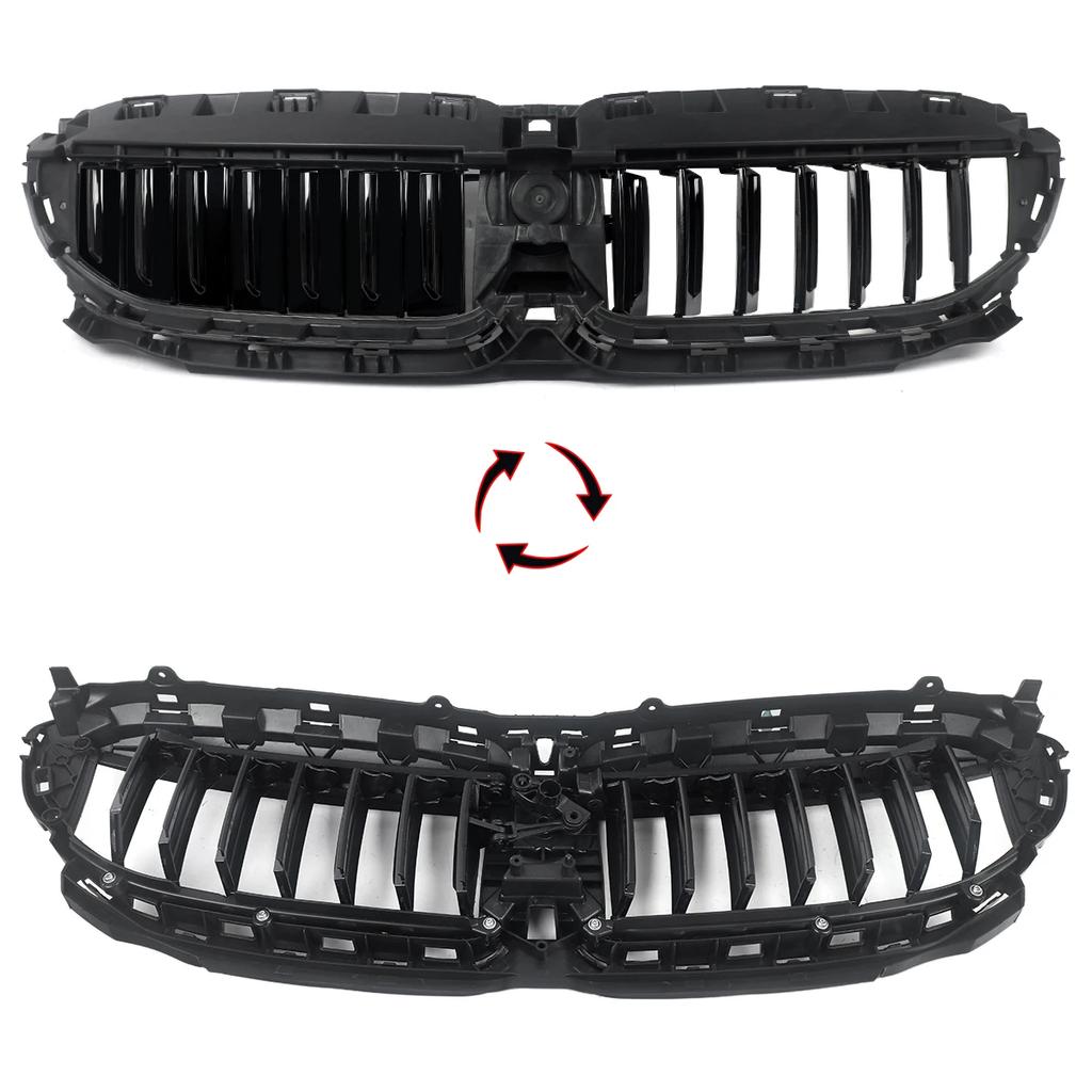 Front Radiator Grille Active Air Shutter Black 51749465188 For BMW G20 G21 330i 2019-2022