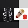 TIG Welding Gas Lens Glass Cup Nozzle Fit for WP17/WP18/WP26 TIG Welding Set TIG Torch Glass Cup Collet