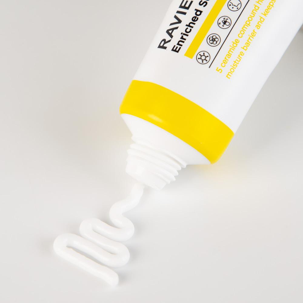 Raviel [Barrier Strengthening] Combination Skin Brightening High-Moisture Enriched Super Ceramide Cream 50ml