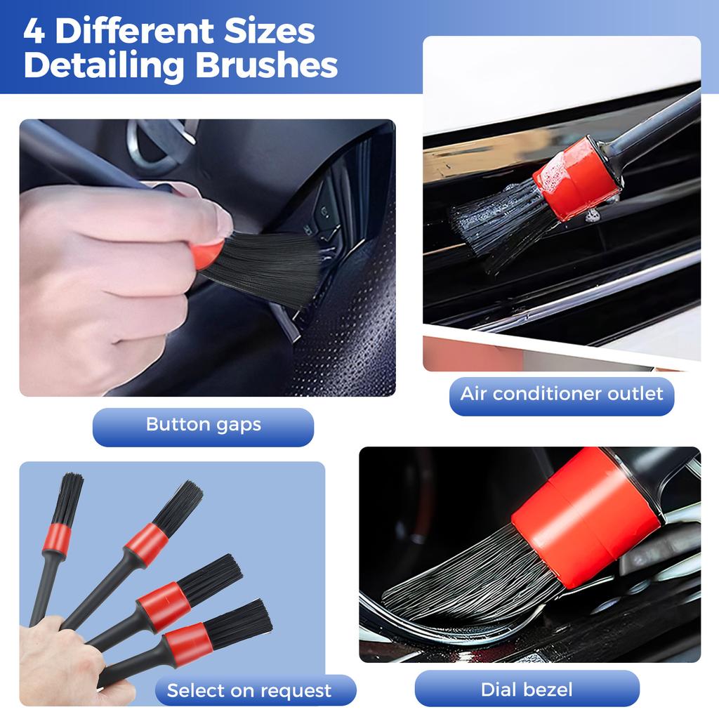 Interior Cleaner Car Cleaning Gun, Washing Gun 60 L 6 ~ 9 2 Bar Car Cleaning Set Compressed Air Cleaner Interior Washing Gun