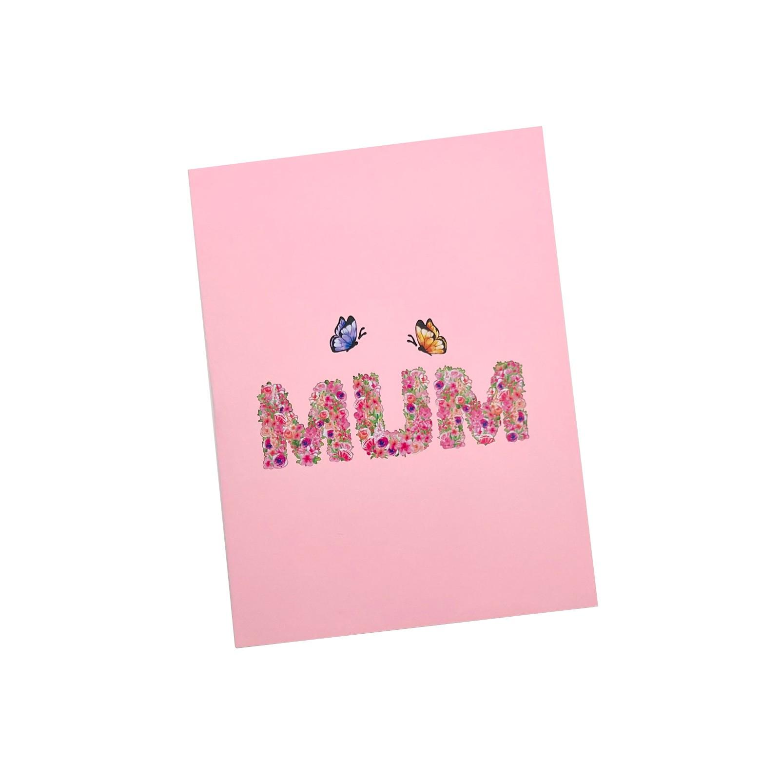 

Открытки с цветами на День матери, подарочные открытки на день рождения для матери One Size