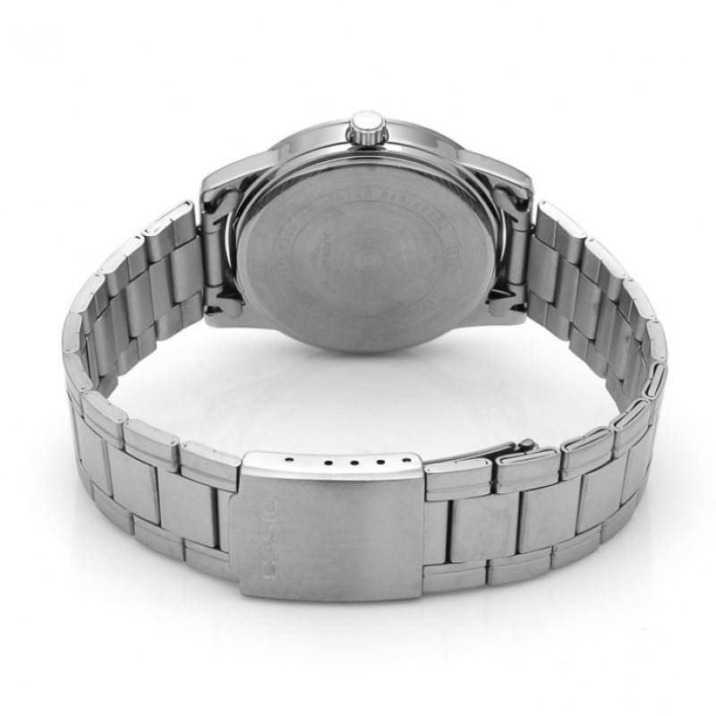 Casio Mtp V001d 1budf  Mtp V001d 1b  Analog Sat Student Male Metal Watch