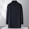 FAPAI Men's Merino Wool & Cashmere Blend Business Overcoat