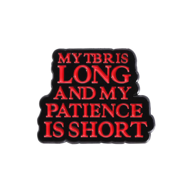Letter Creative Colorful Brooches For Fashionable Decoration And Personal Flair