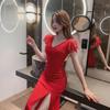 2025 Spring/Summer Sexy Low-Cut Slimming Evening Lace Gown