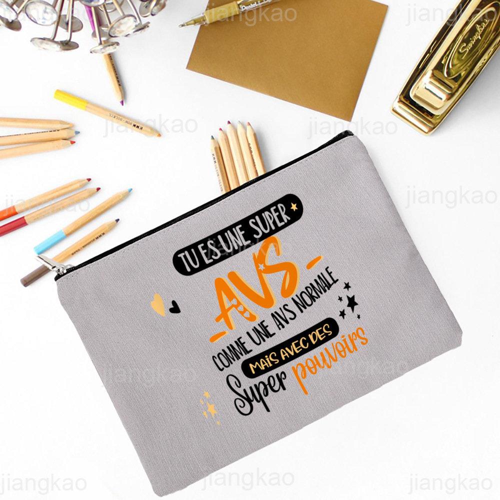 Super AVS Printed Makeup Bag Women Travel Neceser Cosmetic Zipper Pouch Travel Toiletry Organizer School Pencil Bags AVS Gifts