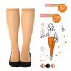 Beautifully Sheer Plain Stockings 2-Pair Set Knee-Length 30 Denier Fukuske