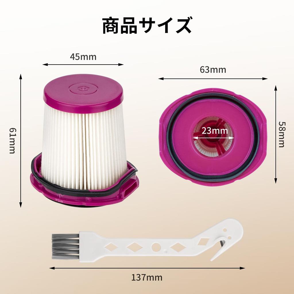 Shark Vacuum Cleaner Filters with Replacement for EVOPOWER SYSTEM NEO NEO NEO and LC551J (6-Pack) Brushes, LC200J, LC250J, NEO+, LC301J, LC351, II,