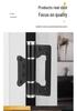 5-Inch Silent Hydraulic Door Closer with Adjustable Automatic Closing and Flat Opening Mother-Child Hinge