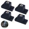 4Pcs Cushion Anti-Vibration Isolator Pads Foot Pad Rubber Mount Shock Vibration Damping Pad  Roofs