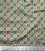 Soimoi Japan Crepe Satin Fabric Floral & Tree Print Fabric by the metre 42 Inch