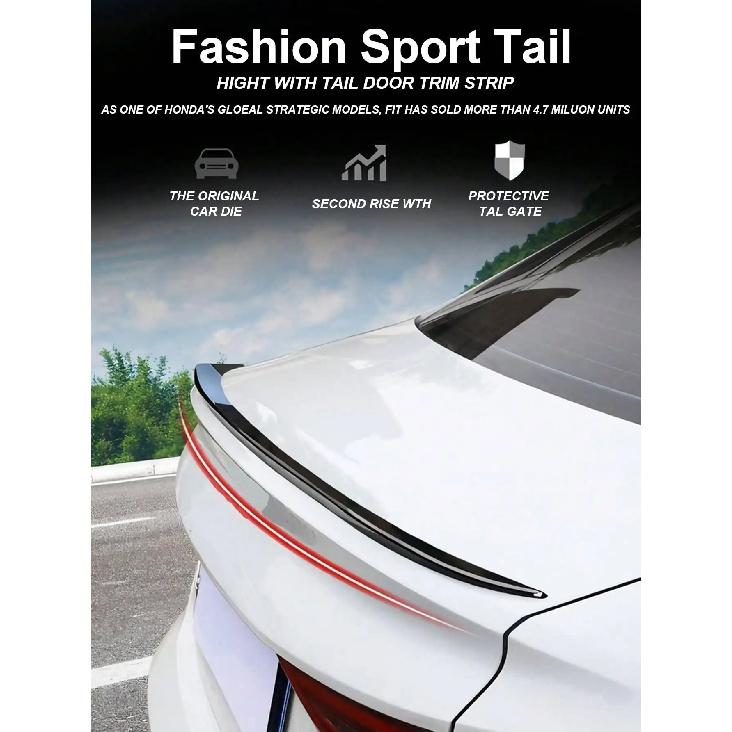Universal Car Spoiler - DIY Trunk Spoiler Wing, Suitable for Sedans/Hatchbacks/SUVs, Stylish Car Upgrade