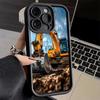 Phone Case for iPhone 17 Air 16E 15 16 Pro Max Excavating Machinery Cool Cover 14 Plus 13 12 Mini Soft Shell Silicone Fundas