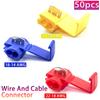 1050pcs Wire Cable Connectors Scotch Lock Electric Quick Splice Terminals Crimp Non Destructive Without Breaking Line AWG 2218