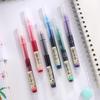 Fast-Dry Color Gel Pen for Students, Snow T16 Straight Liquid Ballpoint