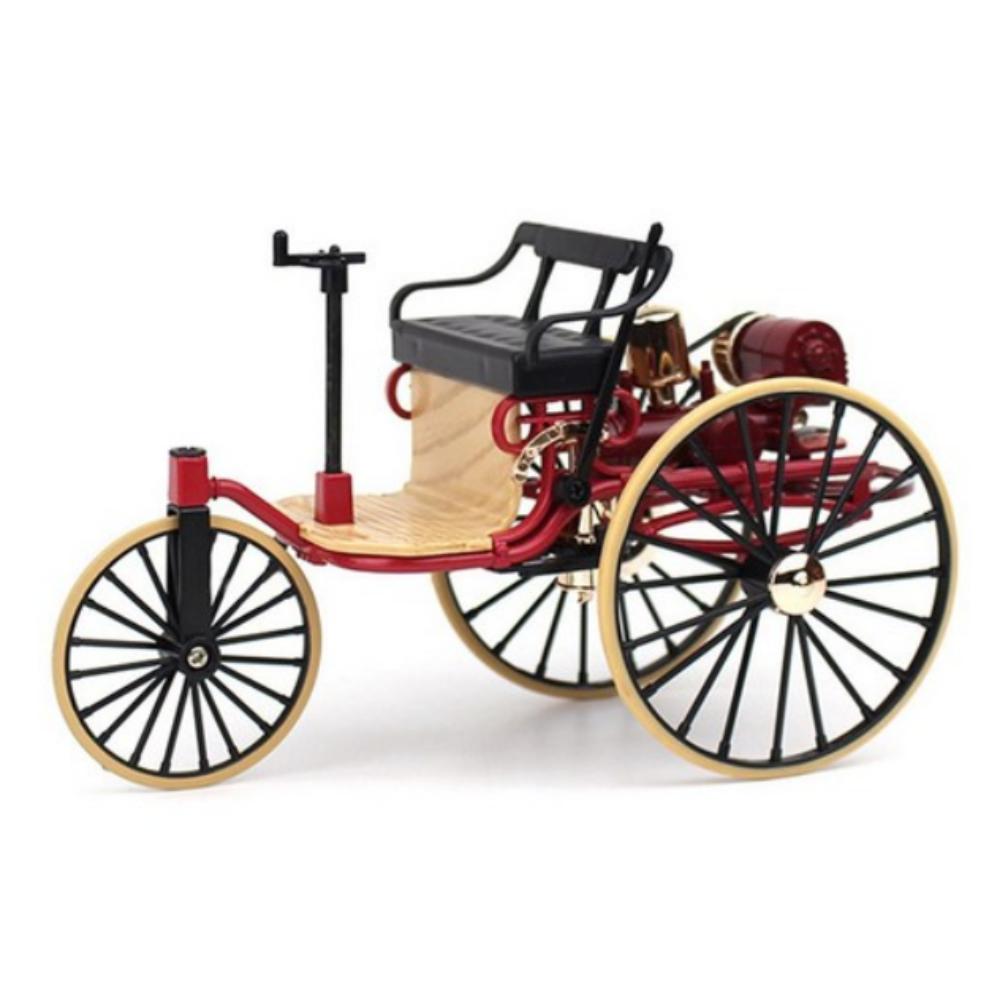 Samochód Klasyczny Karl Benz Patent-Motorwagen1886/1893 Model 1:12 Odlewanych ciśnieniowo (Opcja 2)