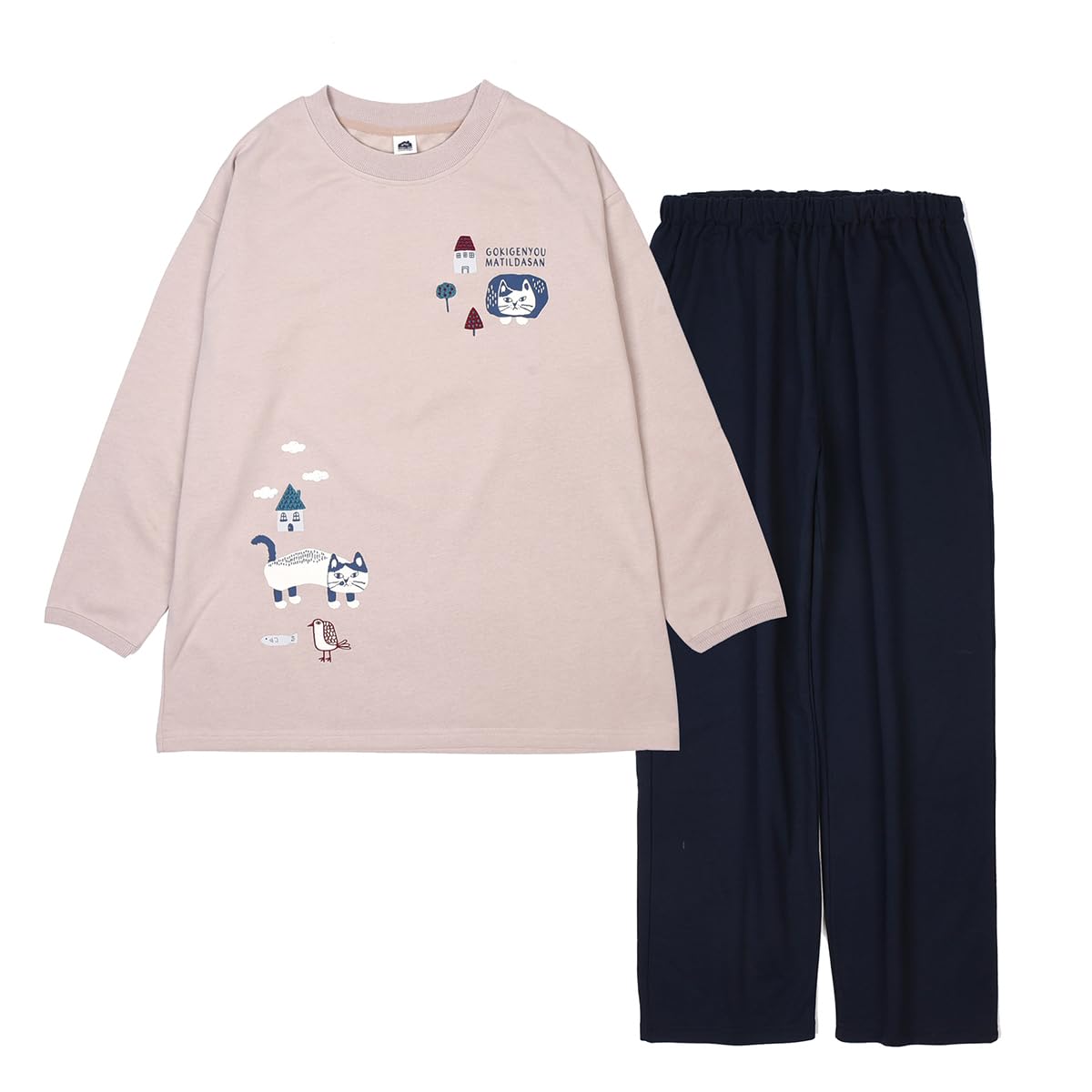 

Kusguru Japan Mini Fleece Pullover BK231 Women s Loungewear, Beige, бежевый