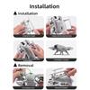 Heightened Landing Gear Landing Skids for Drones Foldable Support Legs with Screw Fixation Drones Accessories