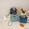 Women's Small Denim Crossbody Bag Fashion Jean Purse Casual Shoulder Handbag Clutch Travel Satchel