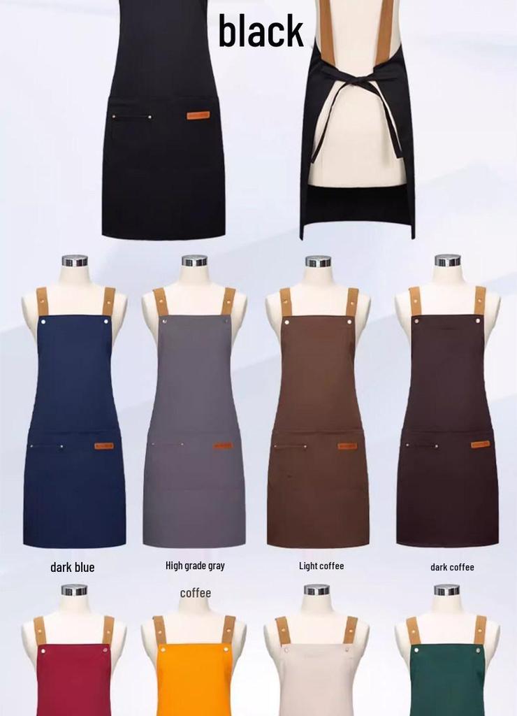 Tablier Sans Manches Imperméable et Résistant aux Taches pour la Restauration et la Pâtisserie avec Impression de Logo Personnalisé