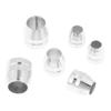 10Pcs/Set Round Handle Wedges Steel Hammer Handle Splitting Wedge For Repair Axe Claw Hammer Steel For Carpentry Maintenance