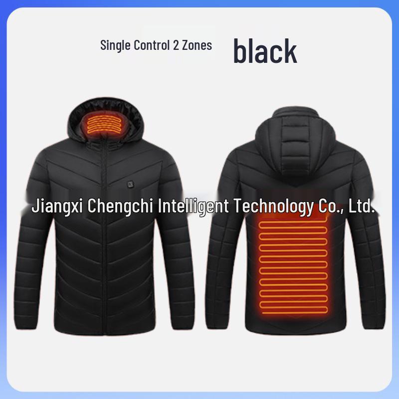 USB-beheizte Baumwolljacke mit einstellbarer Temperaturregelung