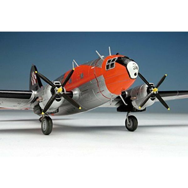 PLATZ Mașină de inspecție a zborului JASDF C-46 AACS 1/144, kit de model din plastic, NOU