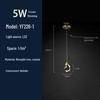 Modern Crystal Duplex Pendant Lamp for Luxury Mezzanines and Lofts