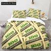 Dollar Money Duvet Cover Microfiber Dollar Bills Of United States Federal Reserve With The Portrait Of Ben Franklin Room Decor