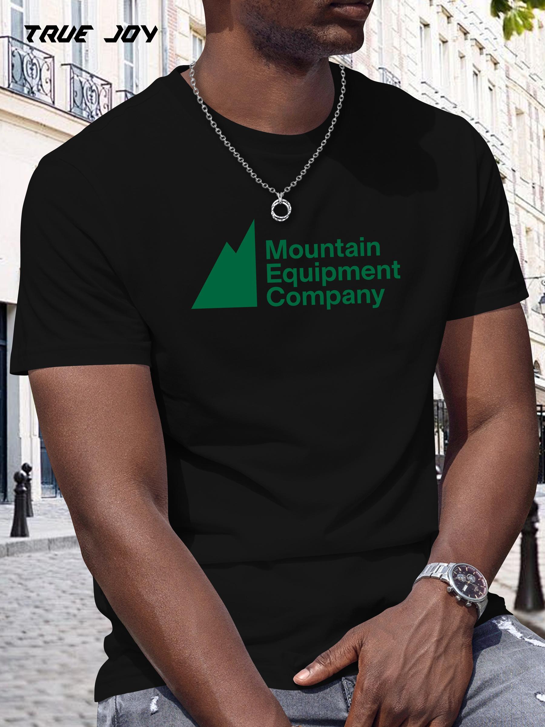

Mountain Equipment Short Sleeve T-shirt - Black with Green Logo Print L