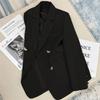 Frühling und Herbst Koreanische Mode Britischer Stil Einfarbiger Blazer Damenbekleidung Französische Textur Mode Kleiner Anzugmantel Damen