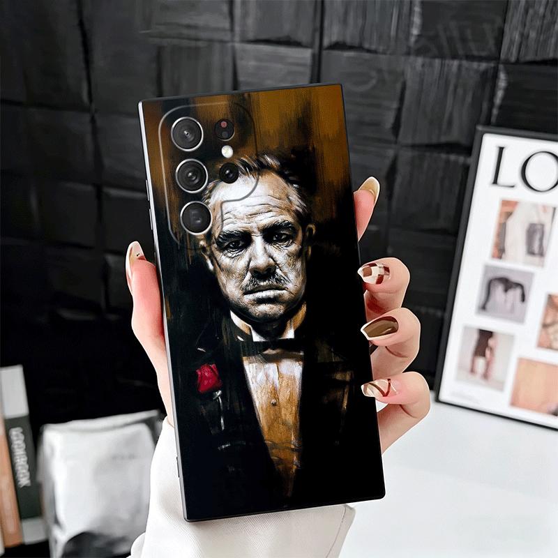 

The Godfather TV Soft Phone Case for Samsung Galaxy S26 S25 Edge S24 Ultra S23 Plus S22 S21 FE S20 Black Cover Back Shell Samsung S23