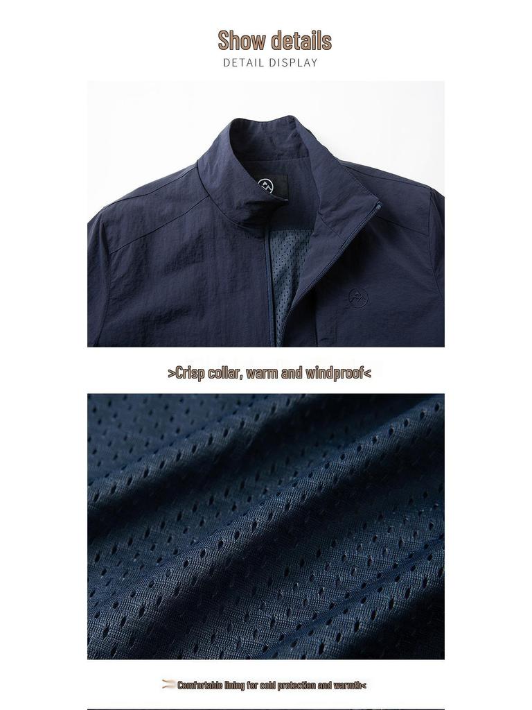 Frühlings Herren Schnelltrocknende Nylonjacke mit Mesh-Futter, Stil 5751