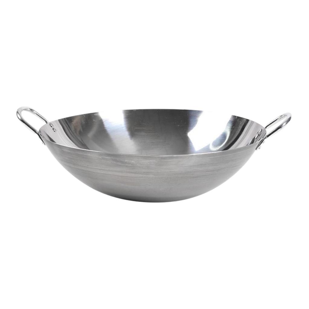 Stir Fry Pan Multi Cooking Wok Grilling for Kitchen Gas Cooktops 45cm