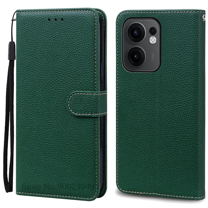 Reno 13F Case For Oppo Reno 13F Case Leather Flip Wallet Cover For Oppo Reno 13F 5G Case Soft Book Cover Coque Fundas Shell