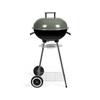 Barbecue À Charbon - LIVOO - DOC172K - Ø41 Cm - Grille En Acier Chromé - Hauteur 69,5 Cm - Poignées - 2 Roues Crantées