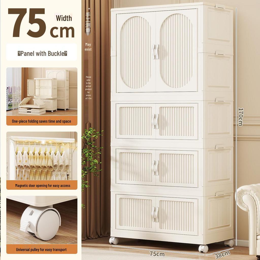 Foldable Plastic Wardrobe & Organizer for Baby and Children's Clothes